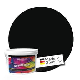 WALLCOVER WALLCOVER Schwarz Matt 1 l