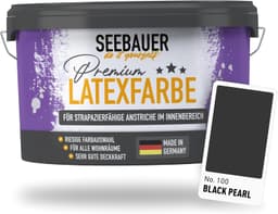 SEEBAUER diy SEEBAUER Latex Black Pearl 2,5 l