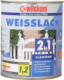 Wilckens Wilckens 2in1 Weisslack glänzend 750 ml