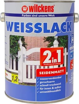 Wilckens Wilckens 2in1 Weisslack seidenmatt 2,5 l