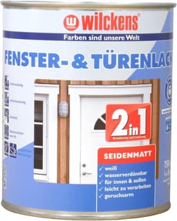 Wilckens Wilckens 2in1 Fenster- & Türenlack seidenmatt