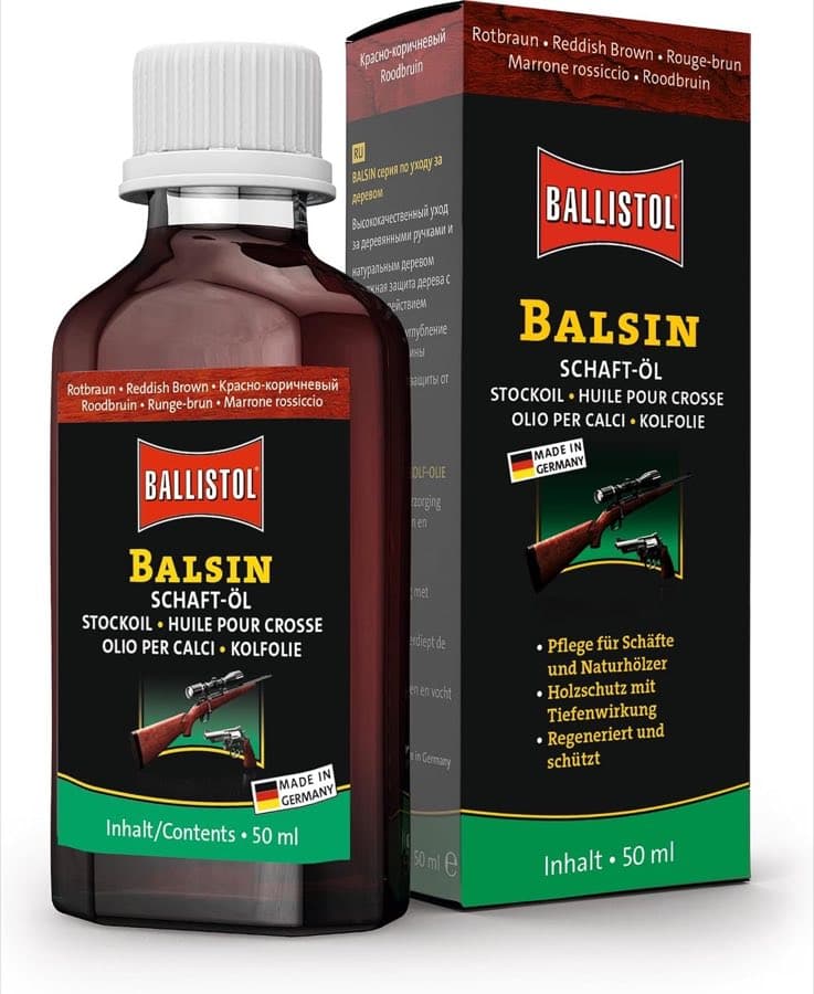BALLISTOL Balsin Schaft-Öl rotbraun 50 ml
