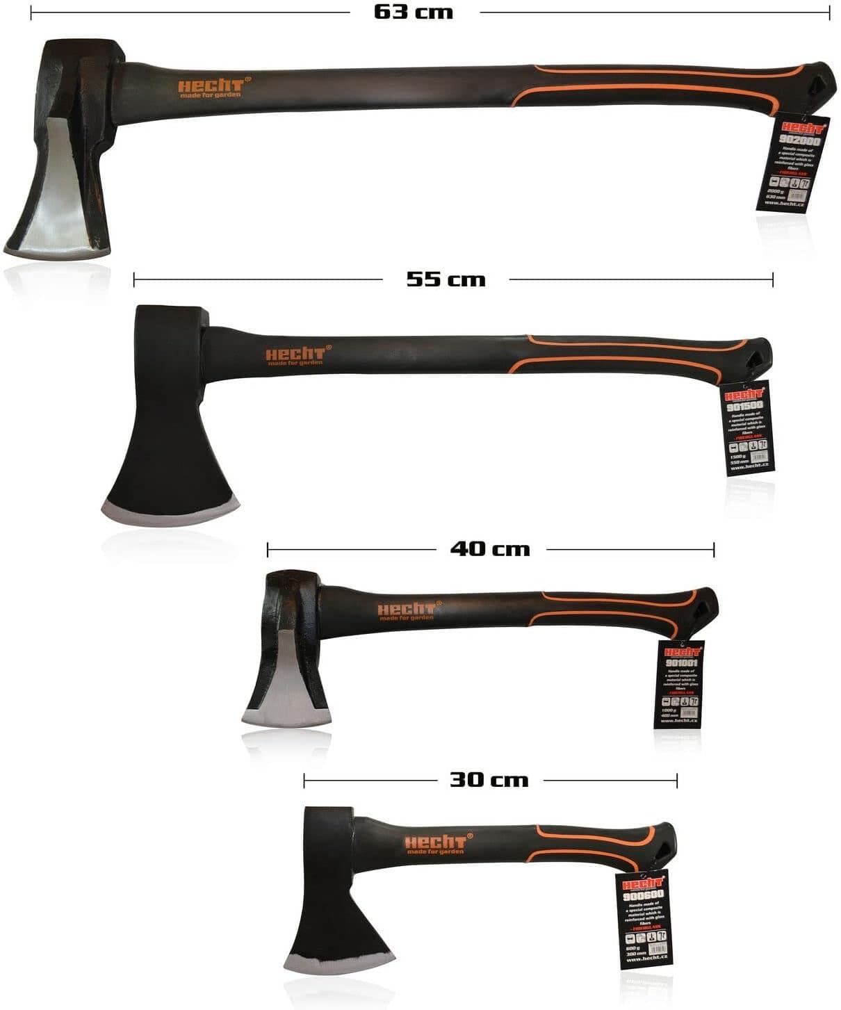 Hecht Axt-Set (4-teilig)