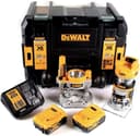 DeWalt DCW604P2 Akku-Kombifräse Set