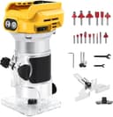 LIROPAU Akku-Oberfräse 1300 W (DeWalt-kompatibel)