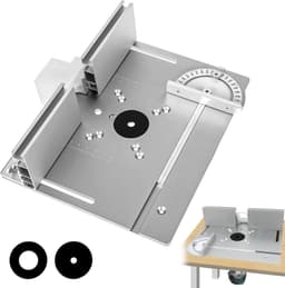 XMSZQU XMSZQU Einlegeplatte Set 240×200×5 mm Aluminium