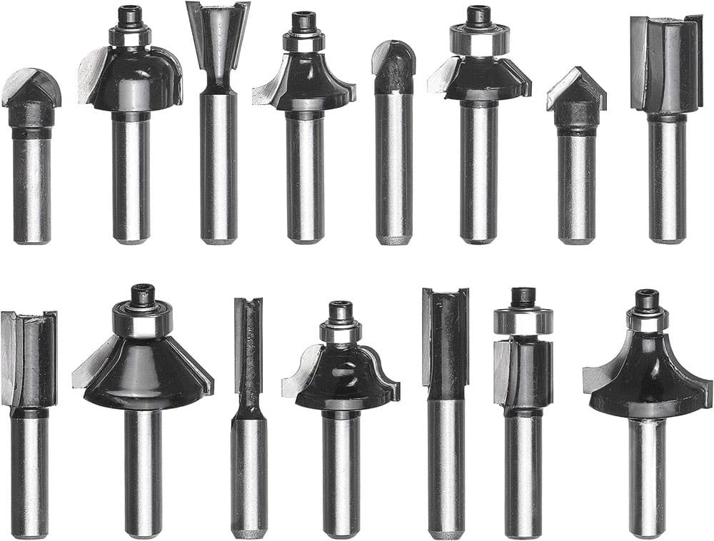 Einhell 15-tlg. Fräser-Set 8 mm