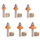 Akylin Abrundfräser-Set 6× R2–R8 (8 mm)