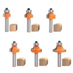 Akylin Akylin Abrundfräser-Set 6× R2–R8 (8 mm)