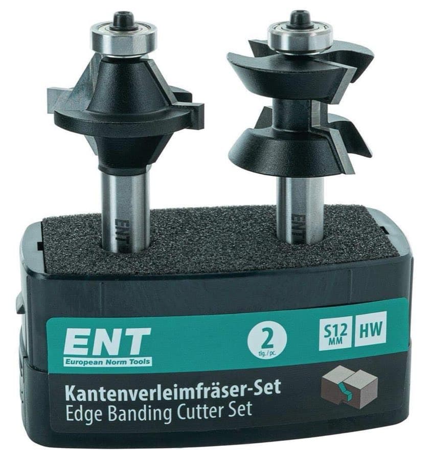 ENT 16478 Kantenverleimfräser-Set 12 mm
