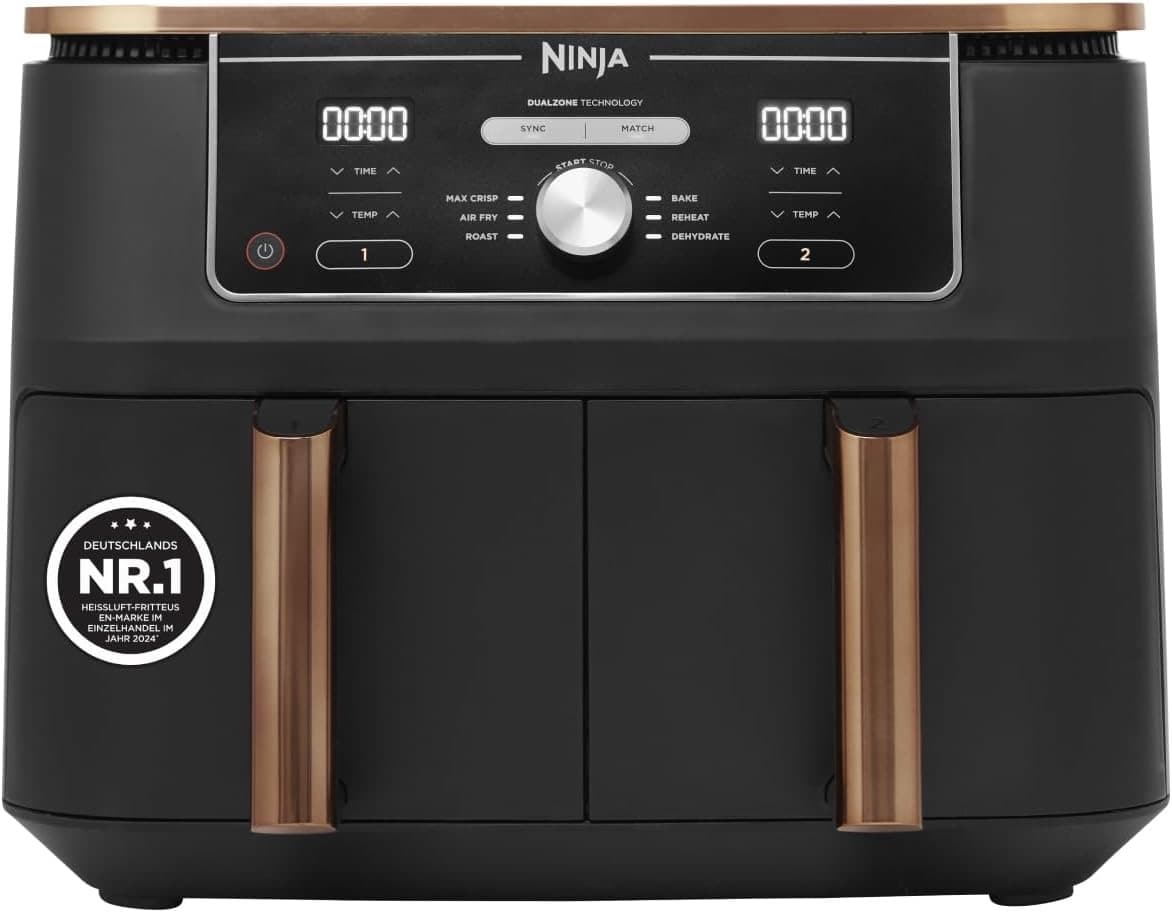 Testsieger Heißluftfritteuse: Ninja Foodi MAX Dual Zone
