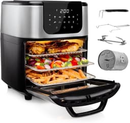 Heißluftfritteuse mit Drehkorb – Testsieger Princess Aerofryer DeLuxe 11 L