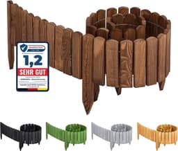 Garronda Holzrollzaun 200 × 10 cm