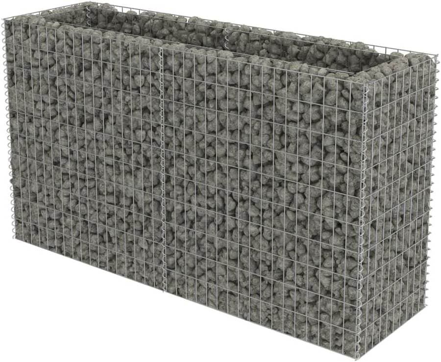 vidaXL Gabionen-Hochbeet 180 × 50 × 100 cm