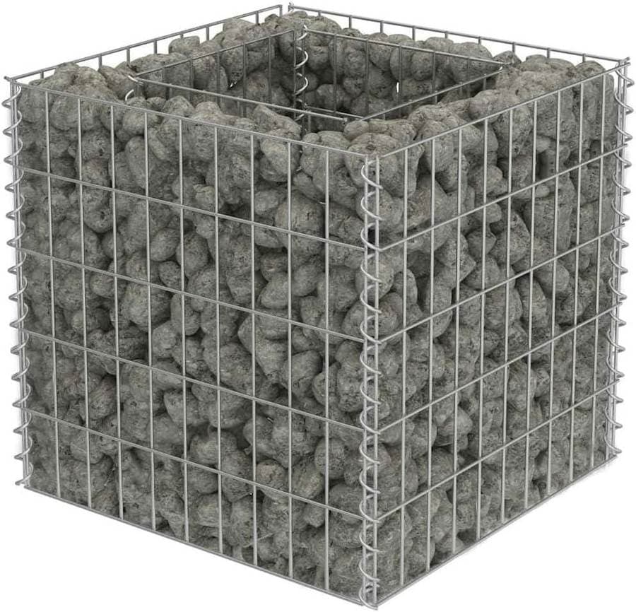 vidaXL Gabionen-Hochbeet 50 × 50 × 50 cm