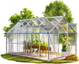 Gardebruk Gewächshaus Aluminium 7,2 m²