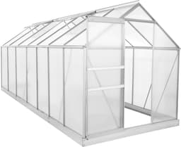 Zelsius Alu-Gewächshaus 6 mm (u. a. 430×190 cm)