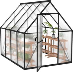 YRHome Alu-Gewächshaus 4,14 m²