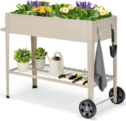 COSTWAY Metall-Hochbeet 95 × 40 cm