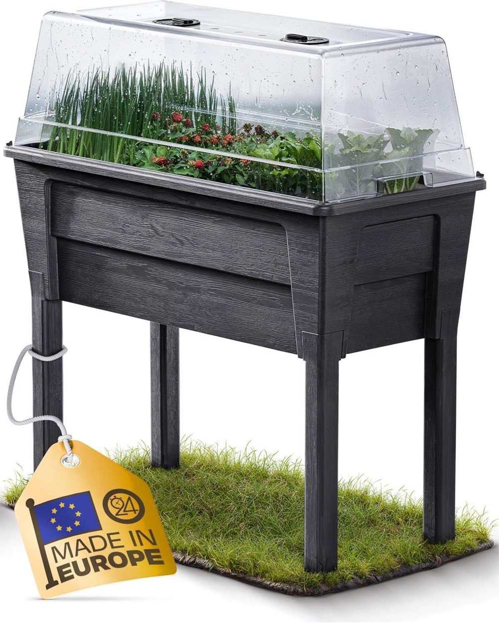 Ondis24 Victoria Hochbeet 50 l mit Deckel