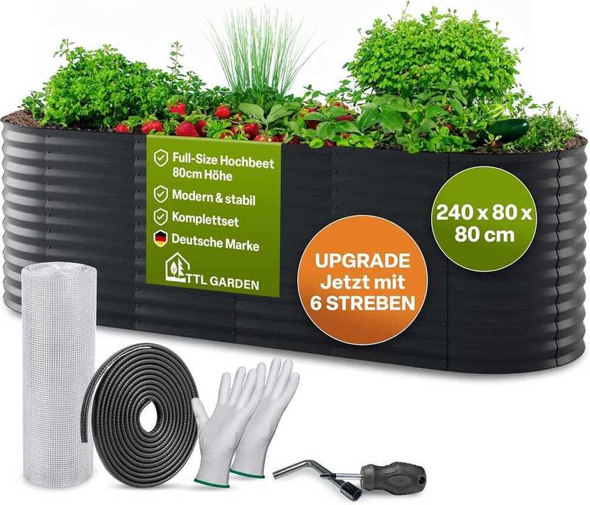 TTL GARDEN Elegance L 240 × 80 × 80 cm