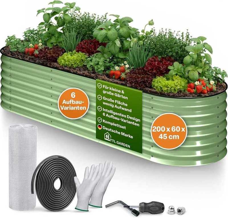 TTL GARDEN Fusion 6-in-1 200 × 60 × 45 cm