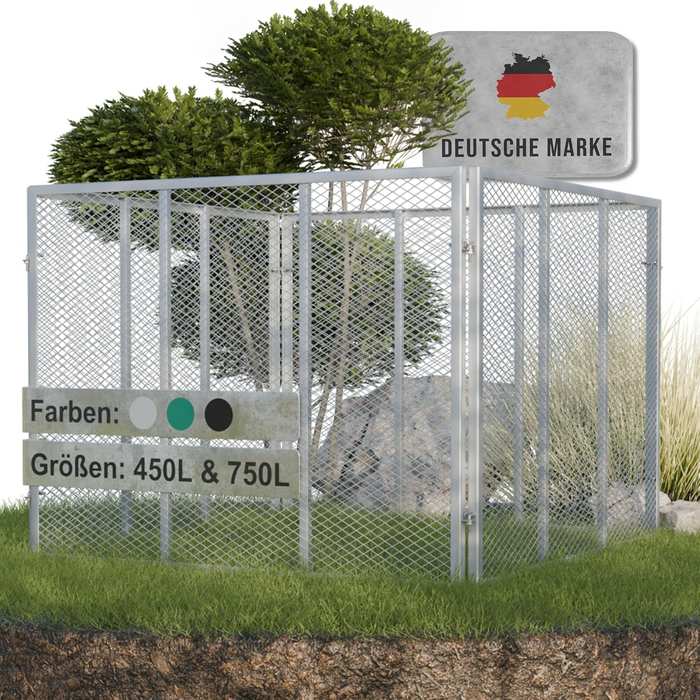 Heimfleiss Metallkomposter 750 l verzinkt