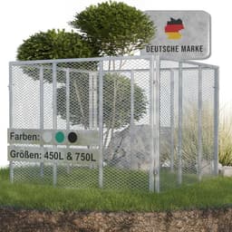 Heimfleiss Metallkomposter 750 l verzinkt