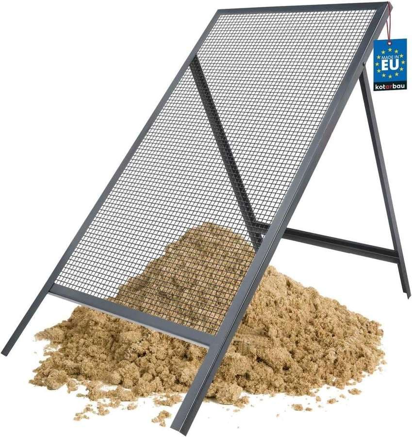 KOTARBAU Durchwurfsieb 60 × 120 cm (10 × 10 mm)