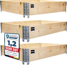 Schroth Home Palettenrahmen 120 × 80 × 20 cm (3er)