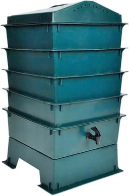 vidaXL Wurmfarm 4 Etagen 64 L