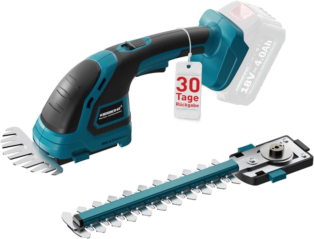 KIESBOHR CSL303 2-in-1 Grasschere und Heckenschere (Makita-18V, ohne Akku)
