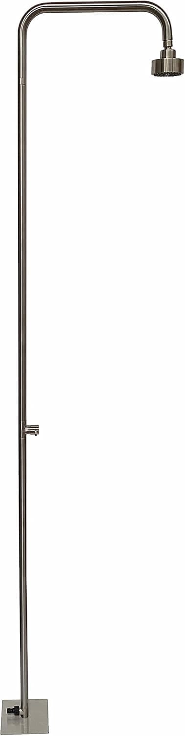 ADOB Design-Gartendusche Nickel gebürstet