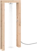 vidaXL 226 cm Kiefer + Edelstahl
