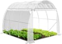 VOUNOT Foliengewächshaus mit Rollseiten 3×2×2 m