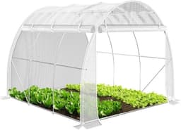 VOUNOT VOUNOT Foliengewächshaus mit Rollseiten 3×2×2 m