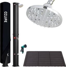 CCLIFE Solardusche 40L mit Handbrause