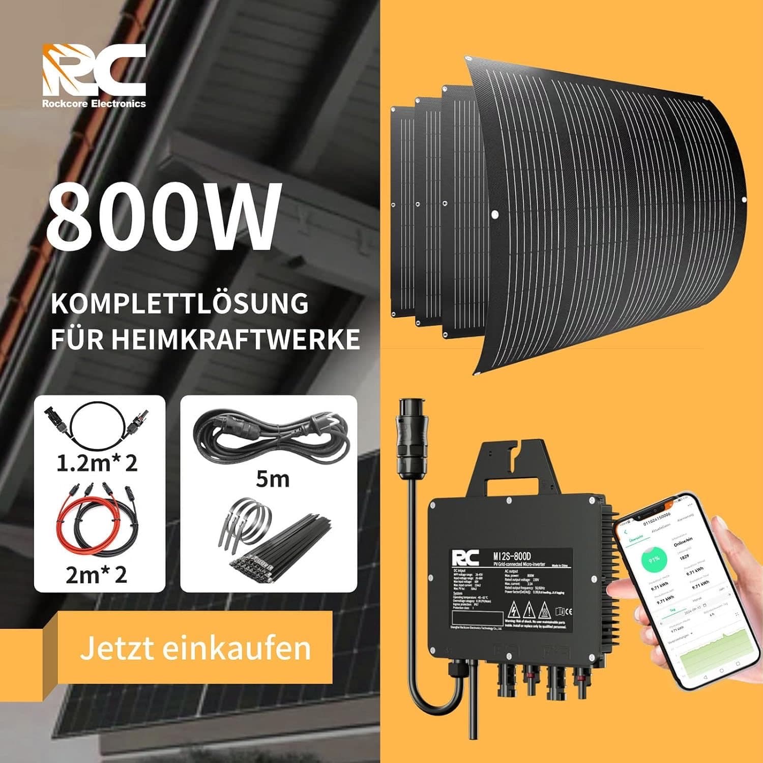 enjoy solar RC 800W flex