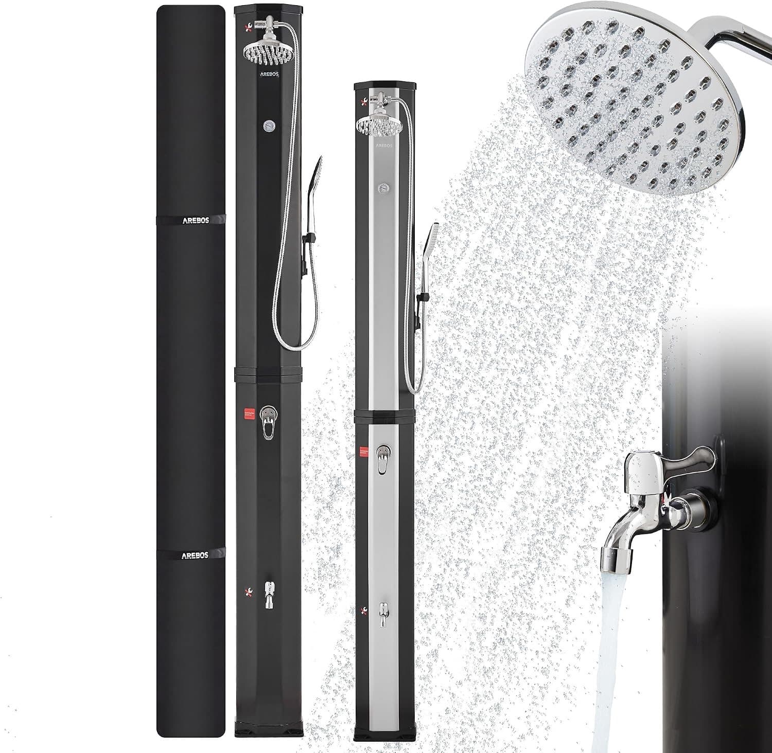 Solardusche 60 L im Vergleich