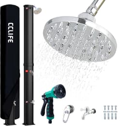 CCLIFE CCLIFE Solardusche 40 L mit Handbrause