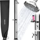 TecTake Solardusche 40 L schwarz/Silber