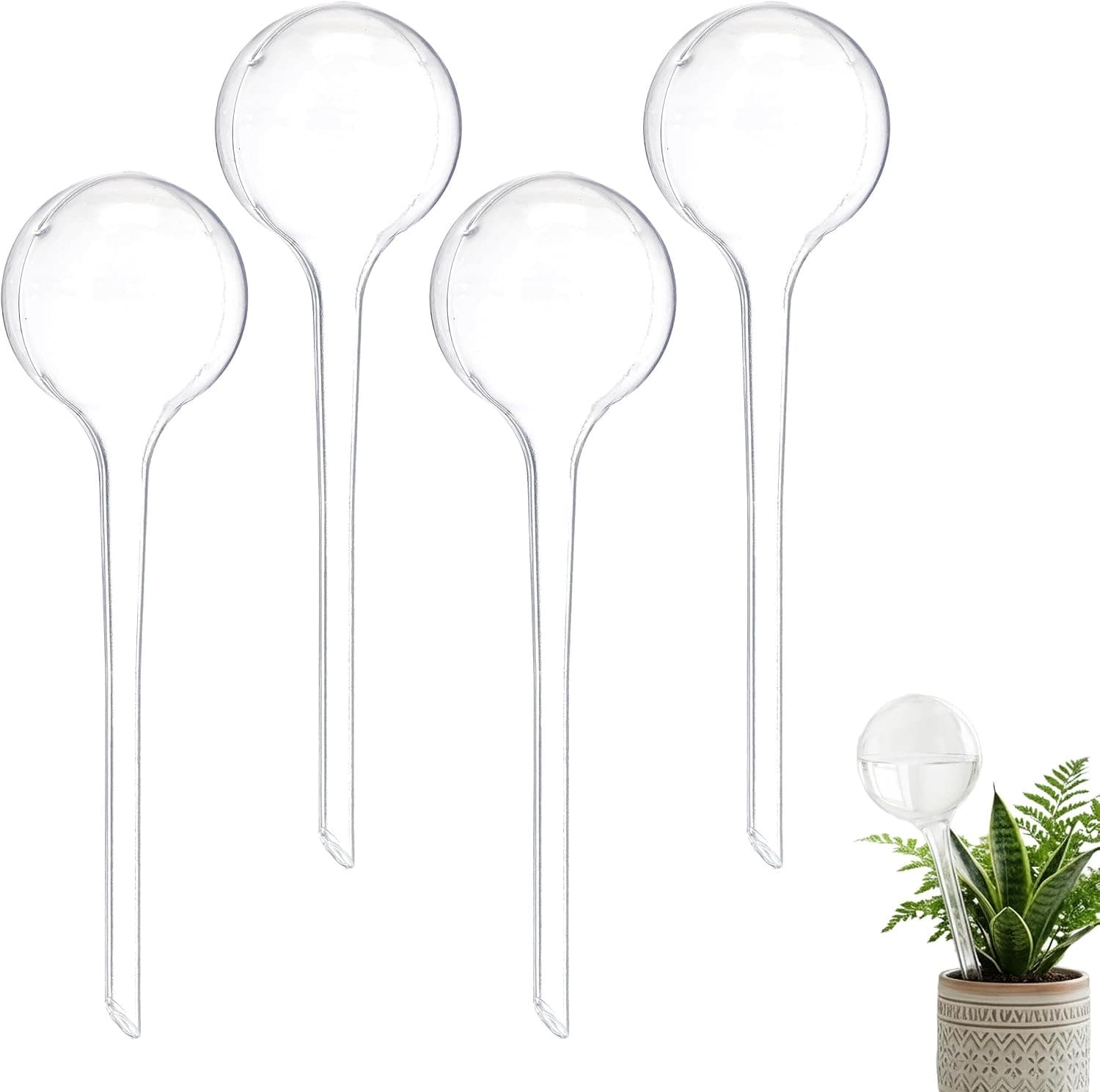 Relaxdays Bewässerungskugeln 4er Set 250 ml