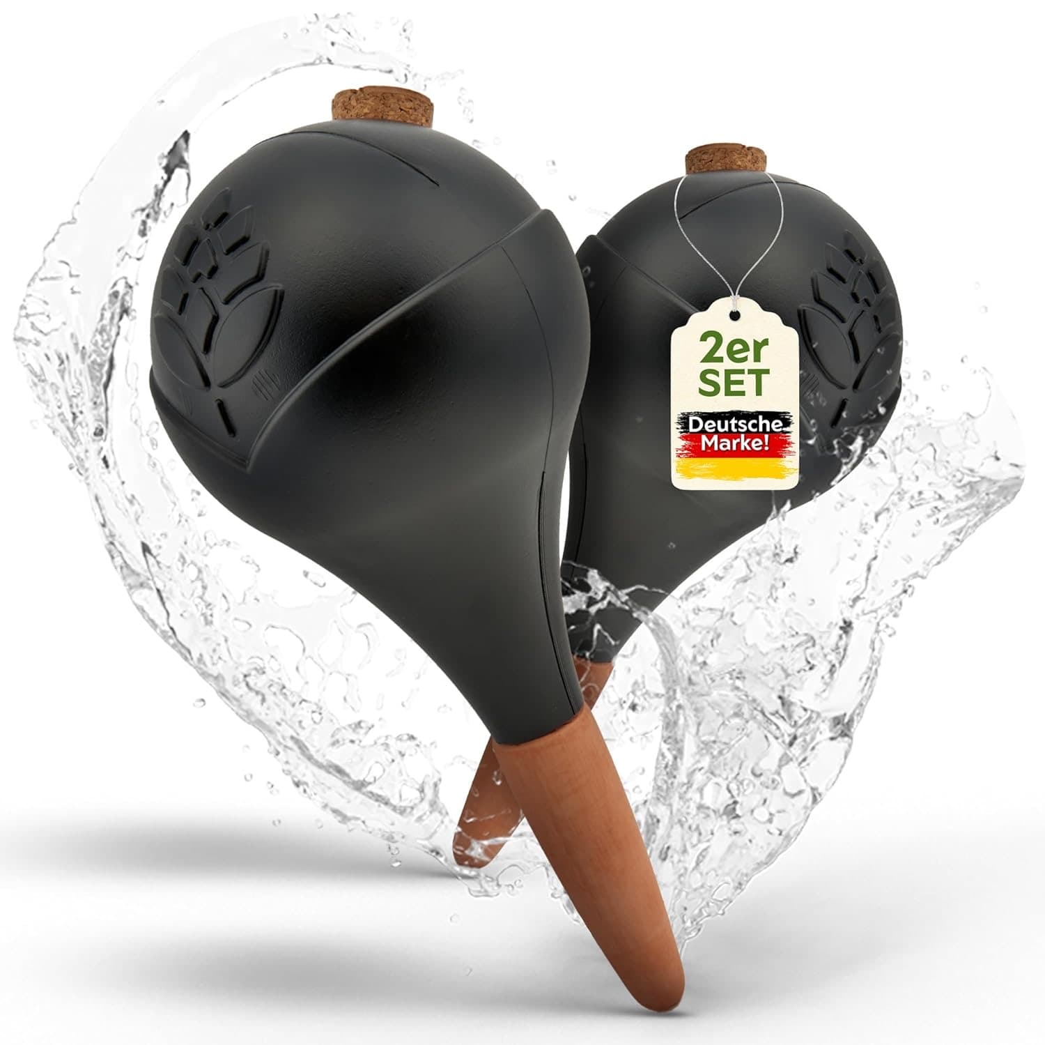 VITALLEO Bewässerungskugeln XL 400 ml 2er Set