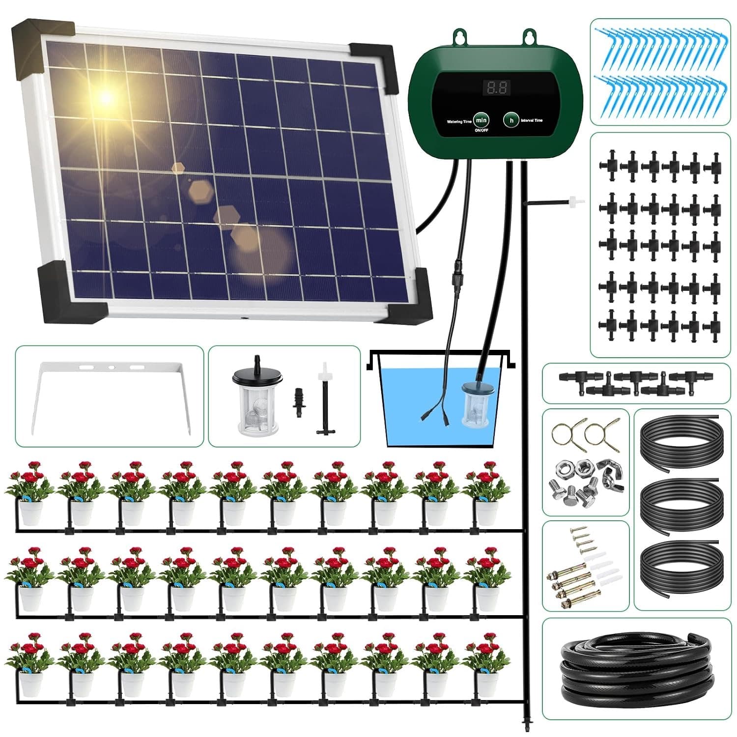 YAHAMOO Solar Bewässerungssystem 30 m