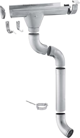 ZAMBELLI ZAMBELLI Dachrinne Set 6m RG333 Silber
