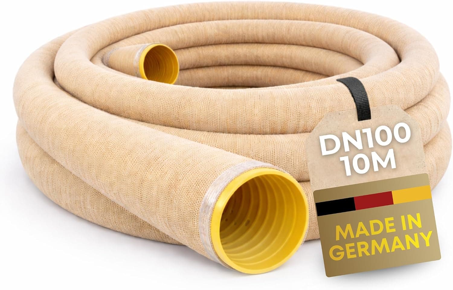 Doubleyou Drainagerohr DN100 10 m + Vlies
