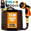Betensh Gartenschlauch Flexibel 15m TPU