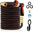 Yofidra Flexibler Gartenschlauch 30 m (Schwarz-orange)