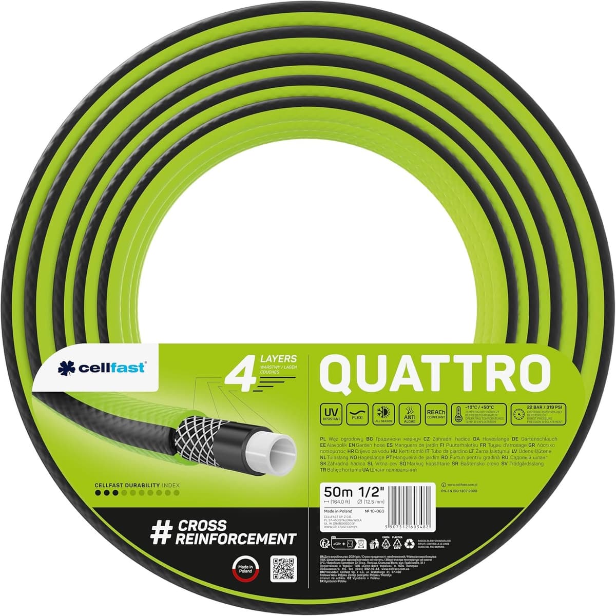 Cellfast Quattro 50 m 3/4"