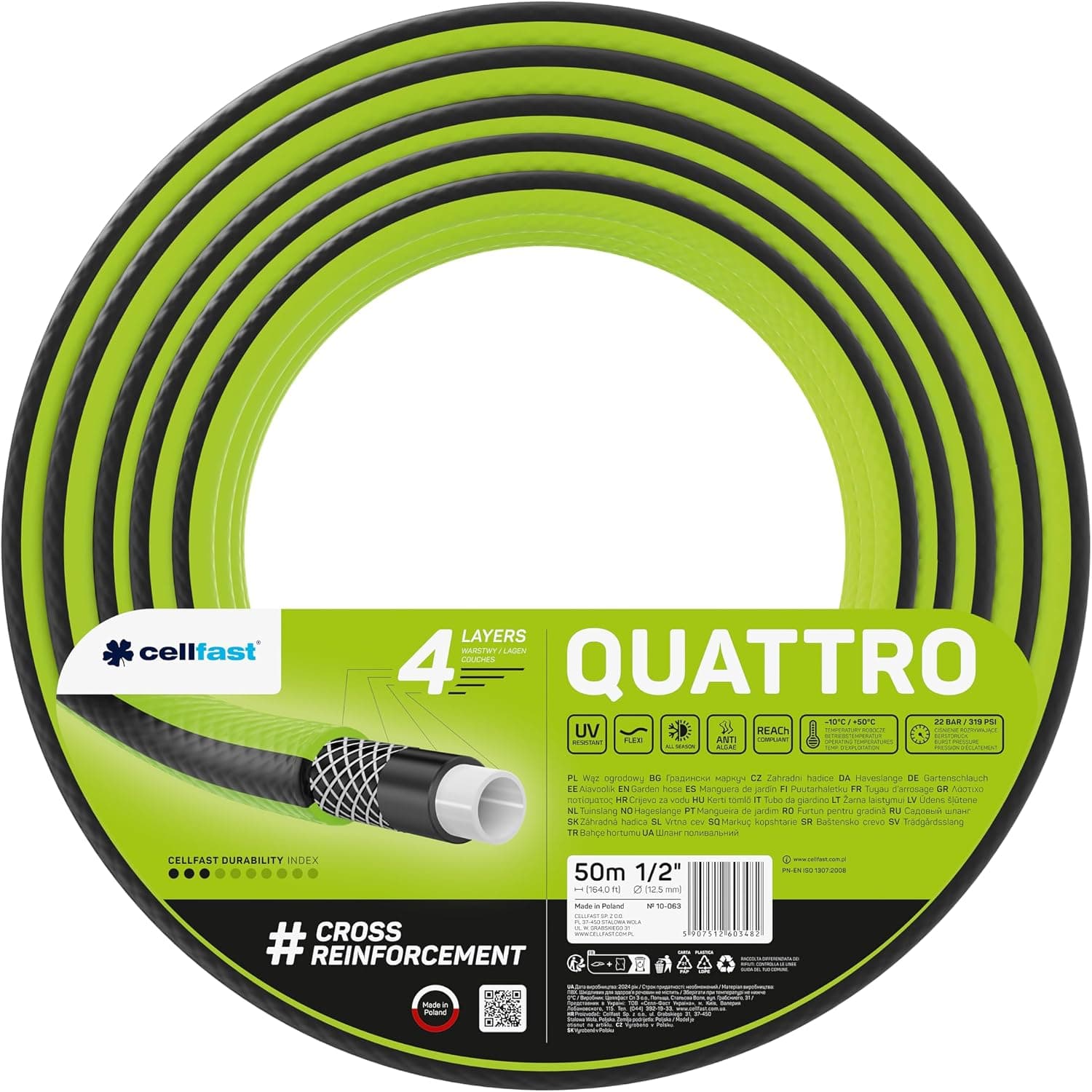 Cellfast Quattro 50 m 1/2"